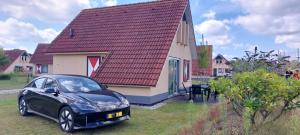 parkeren bij de bungalow