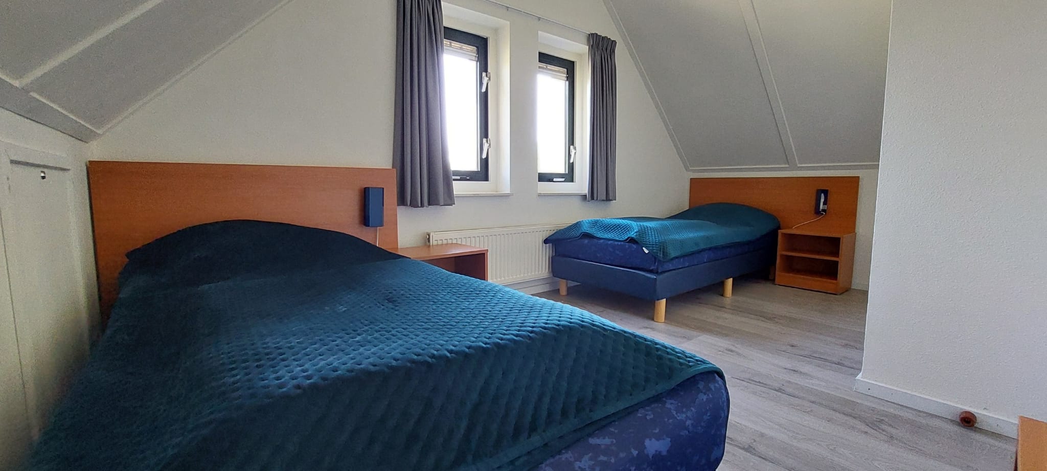 slaapkamer 2x 1- pers.
